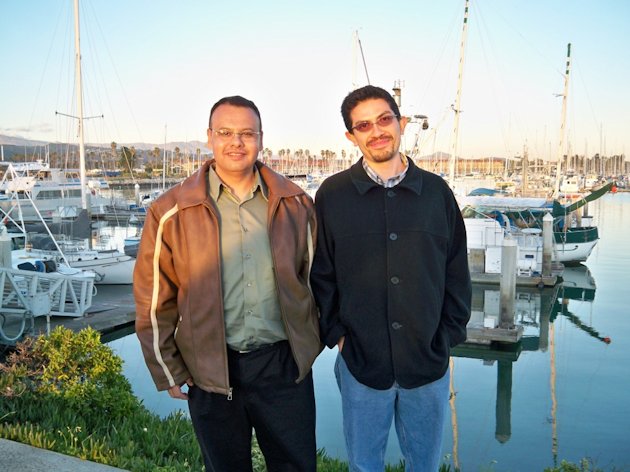 Picture of Franco and Ramirez at the Oxygen Meeting 2010. 