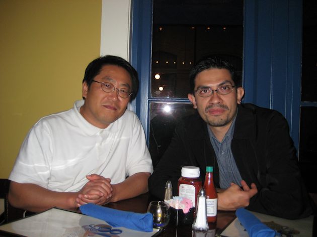 Picture of Franco with Dr Choi at SFN 2012