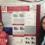 Picture of Undergraduate Students Reilly Grealish and Jiahui Li present th the 2016 UNL Spring Research Fair